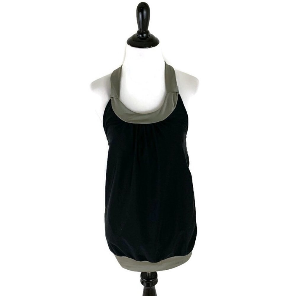 Albion Fit Women's S Small Halter Top Athletic Tankini Stretchy Workout Bra Tank